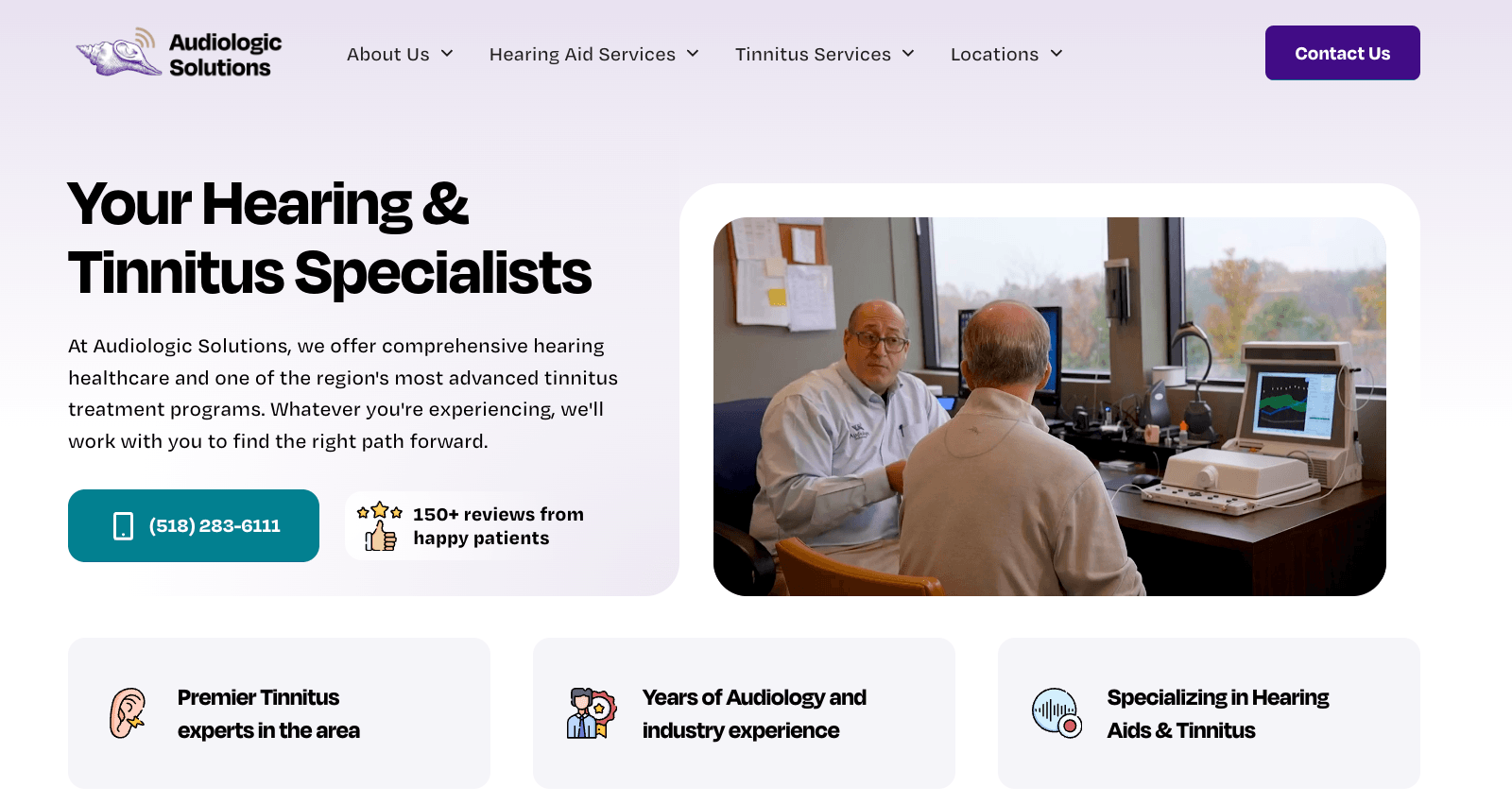 Audiologic Solutions website