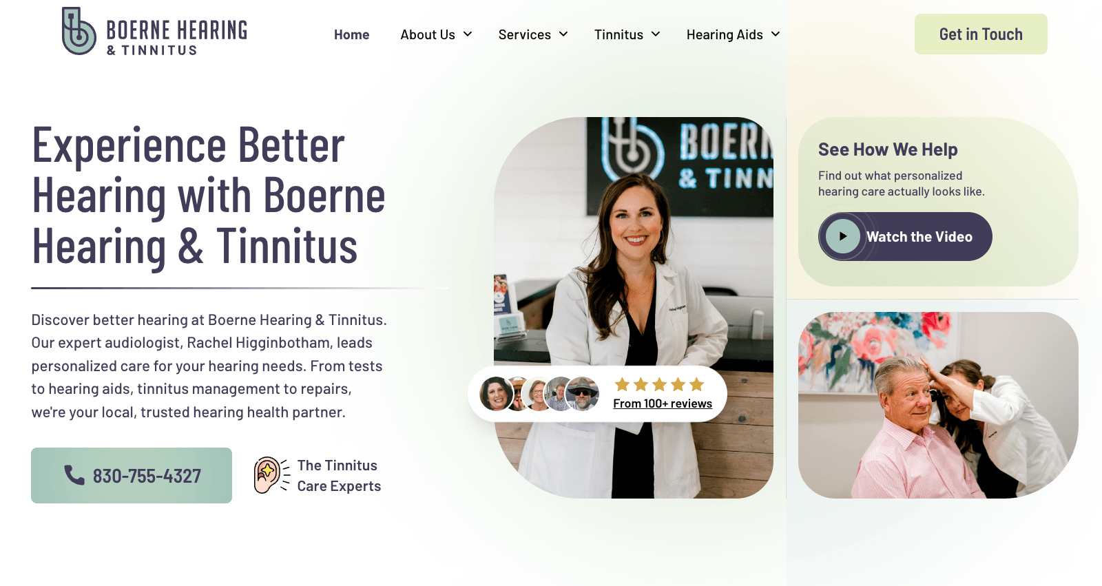 Boerne Hearing & Tinnitus website